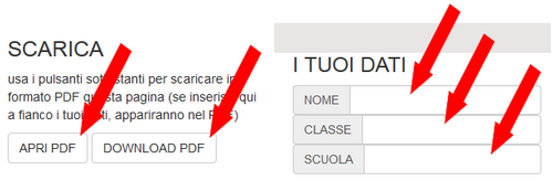 il pulsante per scaricare in PDF la pagina